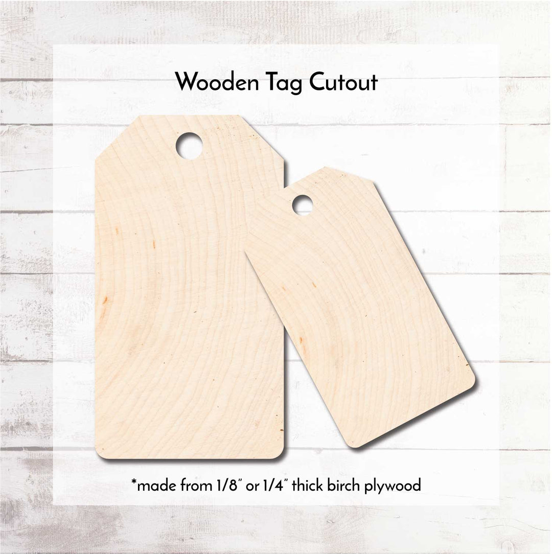WallCutz Wooden Tags / Wood Shapes Wood Kit