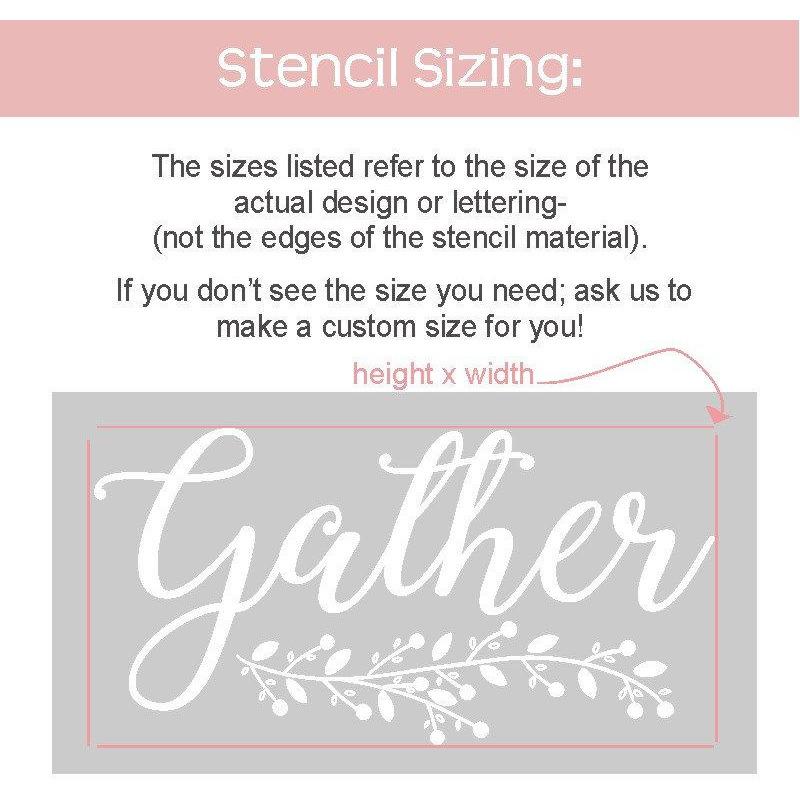 Birthday Calendar Stencil| WallCutz Crafts