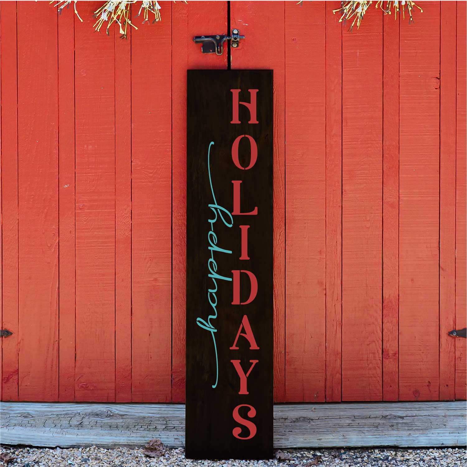 Happy Holidays Porch Stencil – WallCutz Crafts