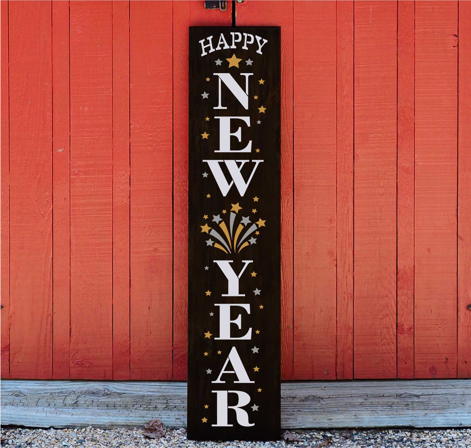 めておら めると 直筆サイン NewYear Happy New Year / Porch Leaner stencil – WallCutz Crafts