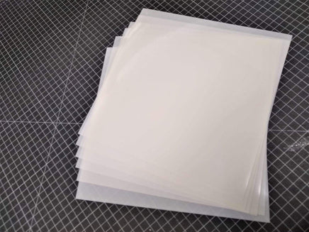 WallCutz Supplies 10" x 10" Blank Stencil Making Sheets | Mylar Polyester Film 10mil | Pkg of 10 Sheets | for Stencil Tools and Machines
