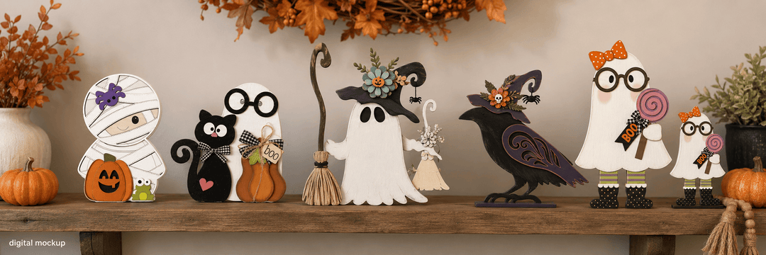 5 shelf sitter ideas for Halloween.