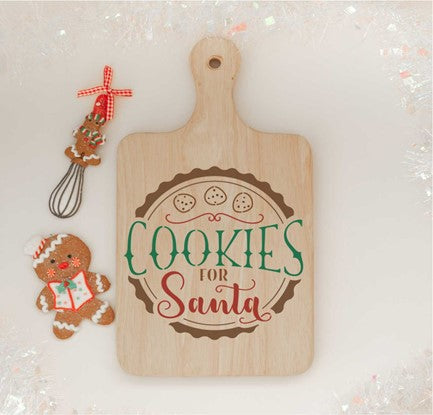 Cookies for santa stencil