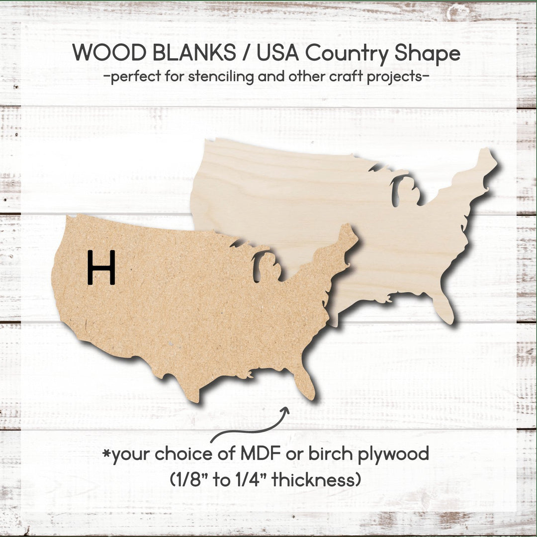 usa wood blank