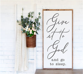 Give it to God stencil