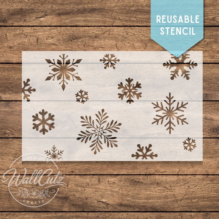 Snowflake Pattern / Door Mat Stencil