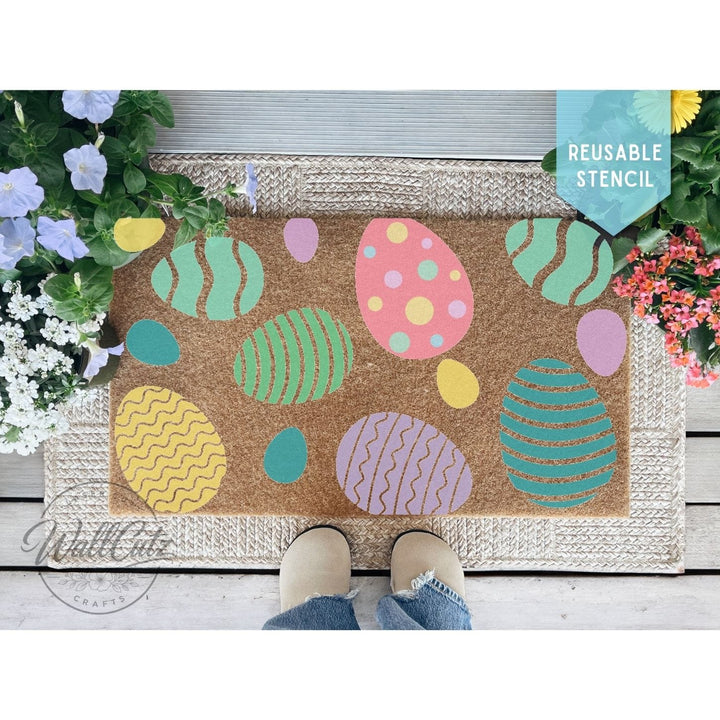 Easter Egg Pattern / Door Mat Stencil