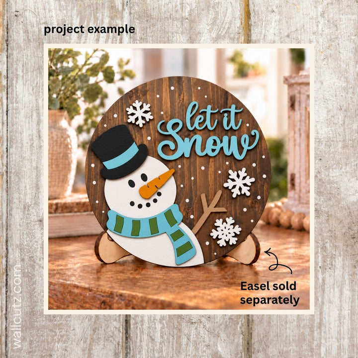 6" Mini Wood Kits – Christmas Bundle – Set of 3 DIY Rounds