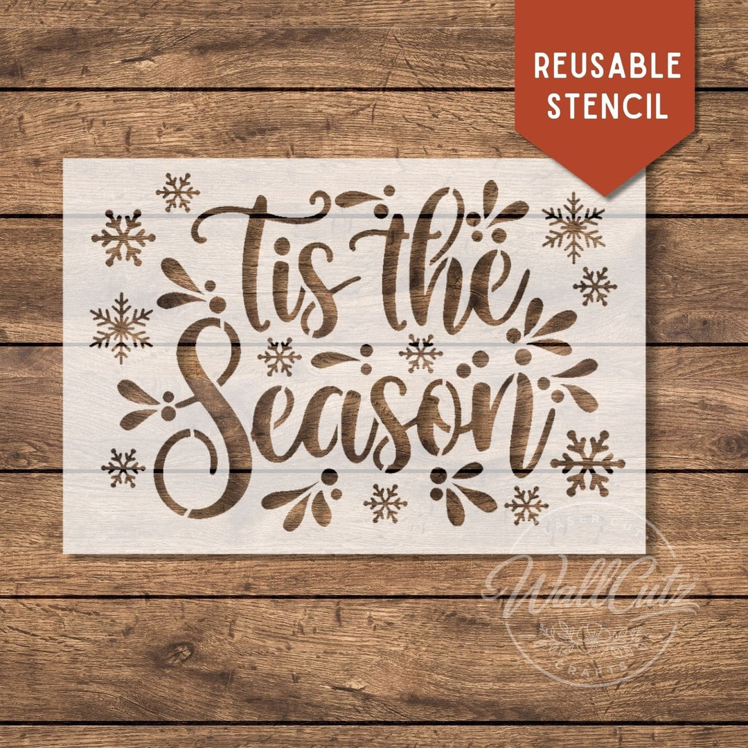 Tis The Season / Door Mat Stencil