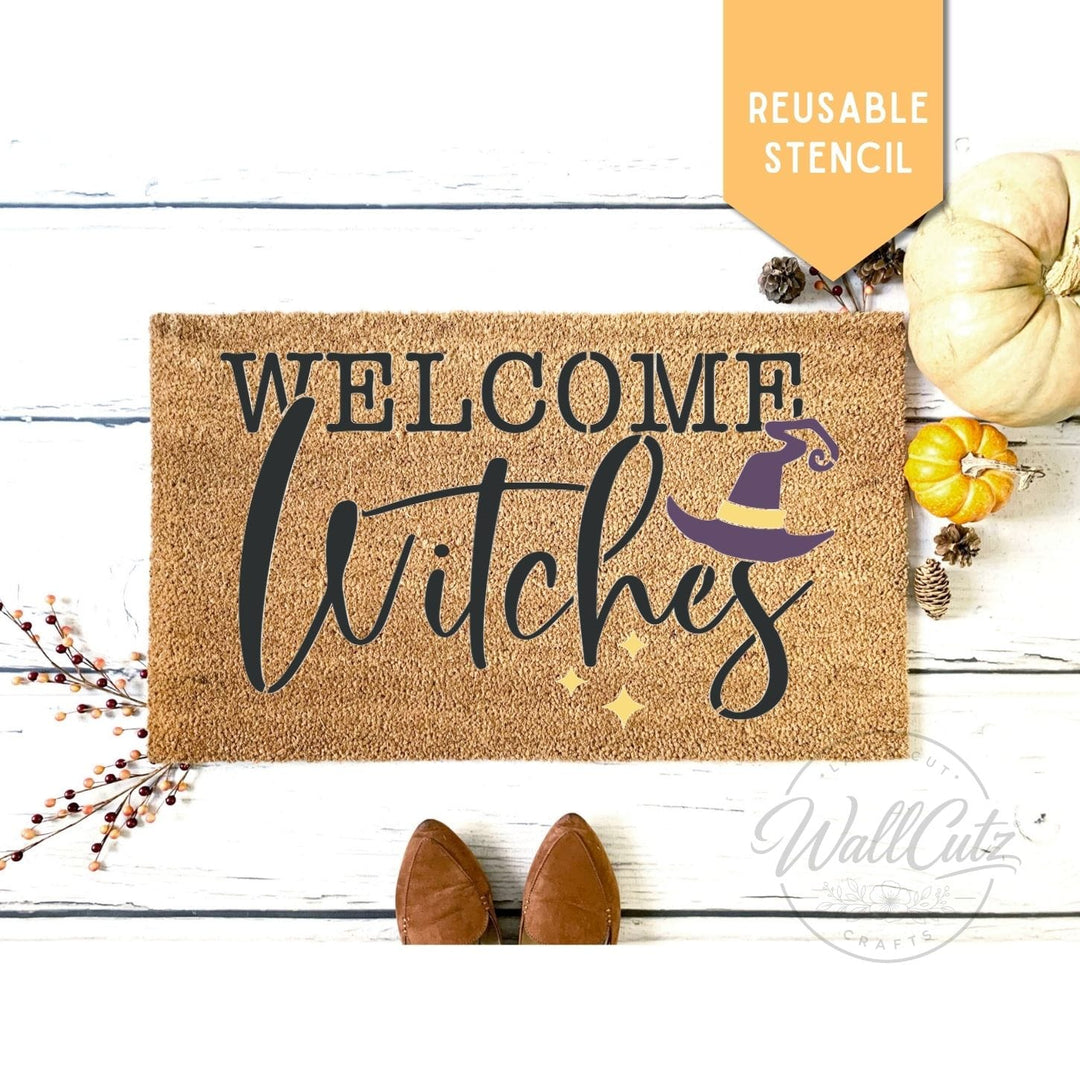 Welcome Witches / Door Mat Stencil