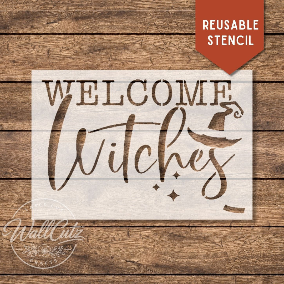 Welcome Witches / Door Mat Stencil