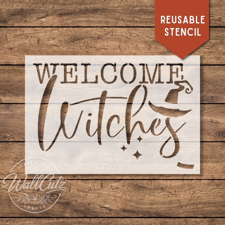 Welcome Witches / Door Mat Stencil