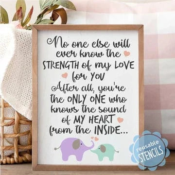 WallCutz  9 Stencils - Surplus/Misfit/ Slight Imperfection Stencils reusable stencil