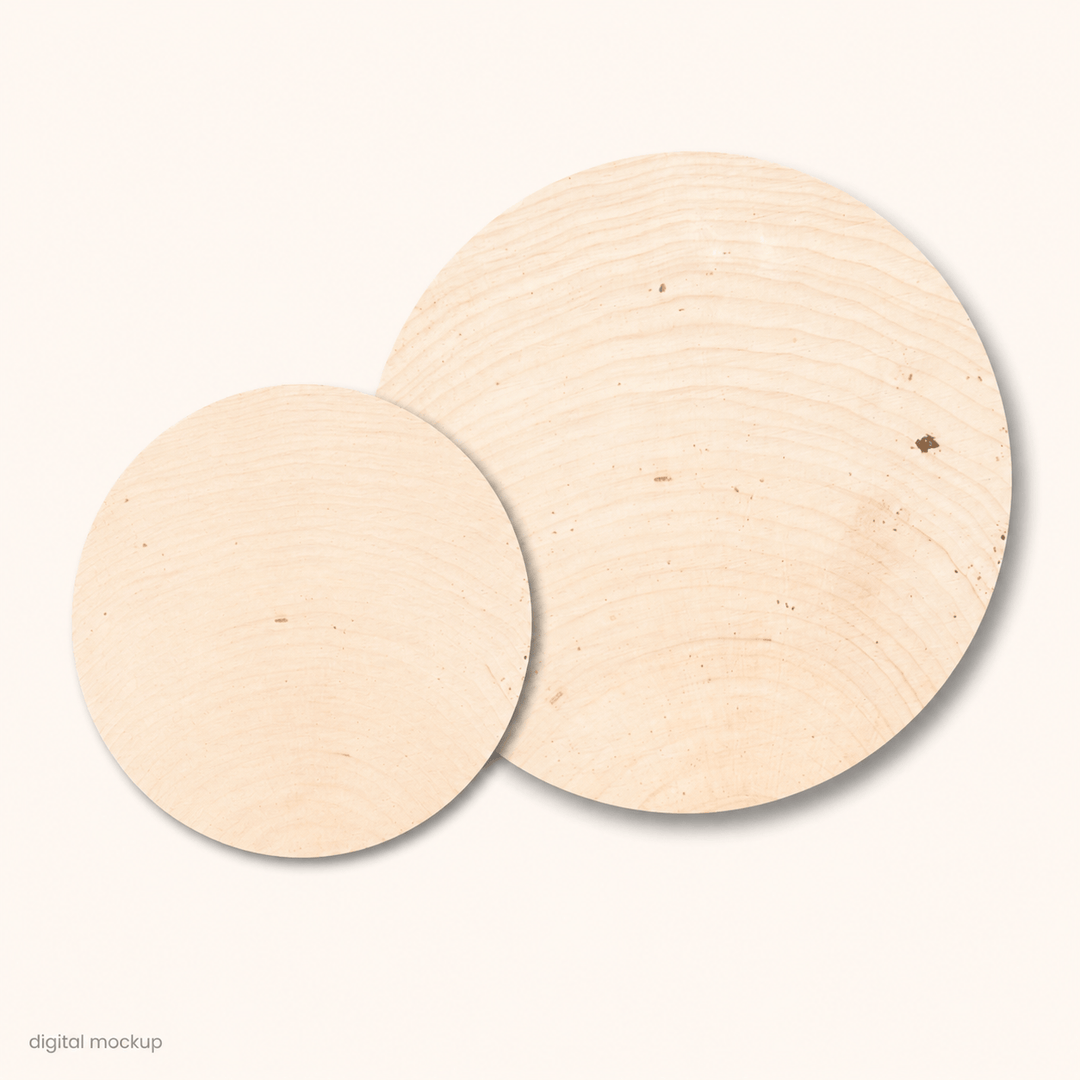 Baltic Birch rounds paintable blanks
