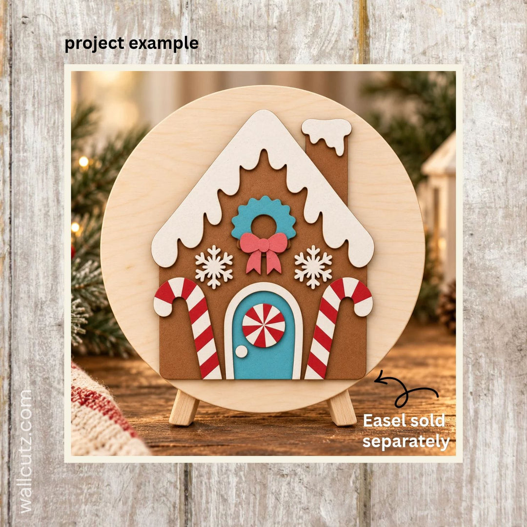 6" Mini Wood Kits – Gingerbread Baking Co. – Set of 3 DIY Rounds