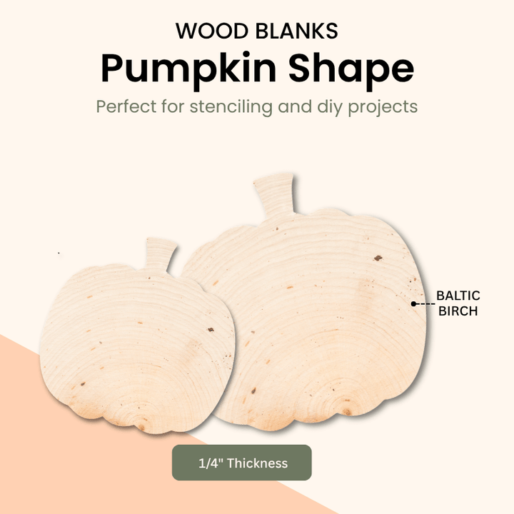 Pumpkin Shape / Wood Cut-Out