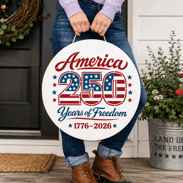 WallCutz  America 250 Years of Freedom / Reusable Stencil Stencil