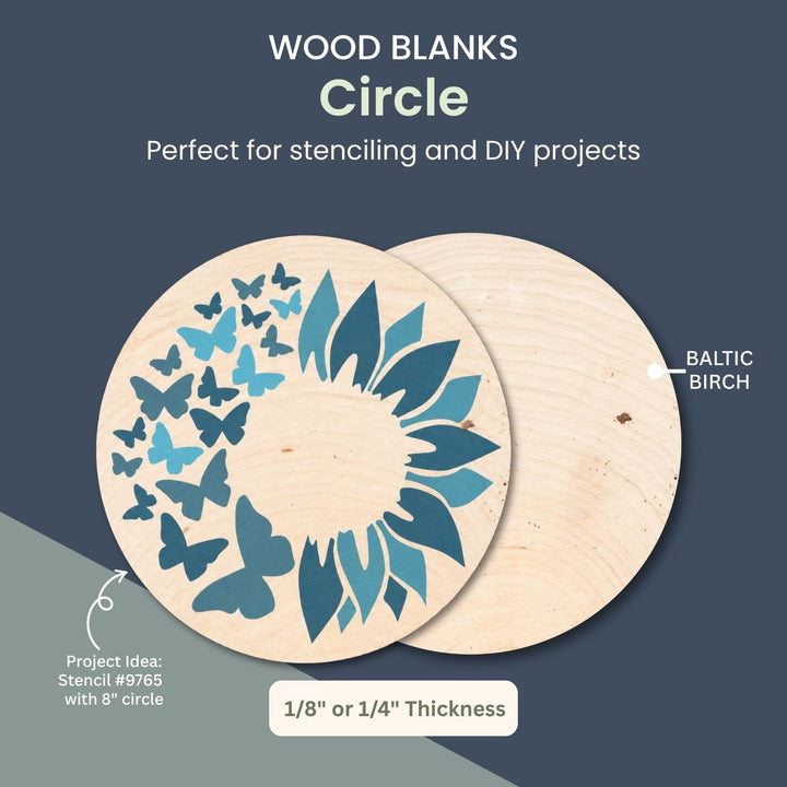 Round Wood Blanks – MDF or Birch