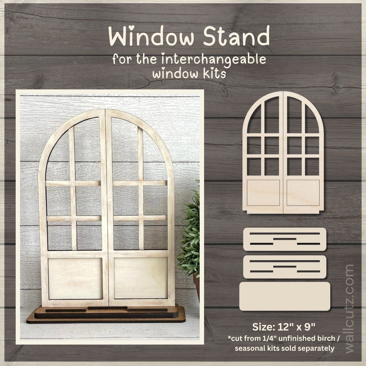Window Support Stand Extra Window Stand for Interchangeable Kits – WallCutz Crafts