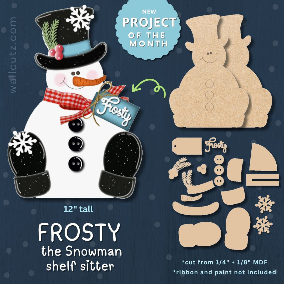 WallCutz  Frosty the Snowman - Wood Kit Wood Kit