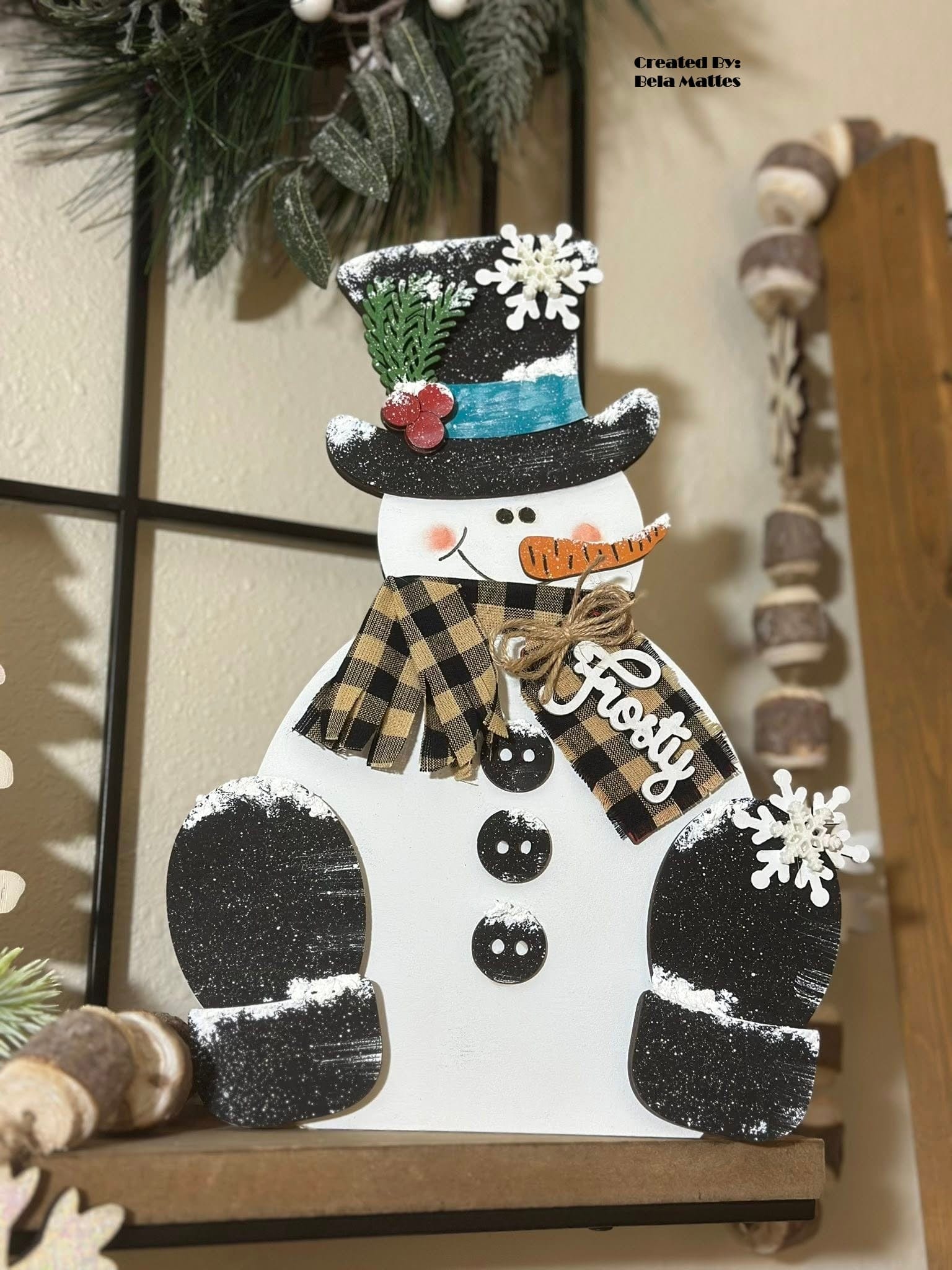 楽天市場】ウッドカービング スノーマン木製オブジェ スノーマン 雪だるま 【クリスマス】【 クリスマス
