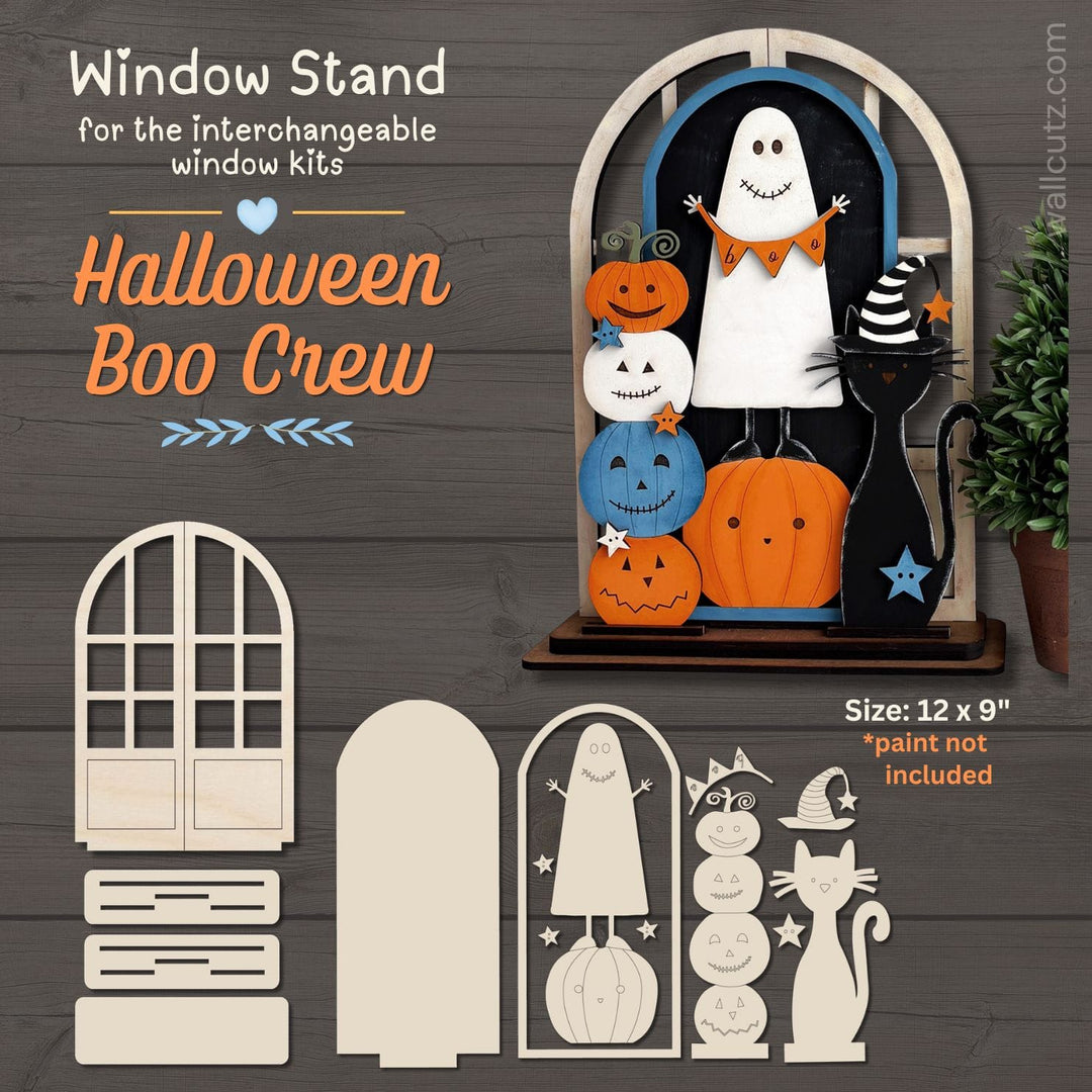 Halloween Boo Crew - Interchangeable Window Kit