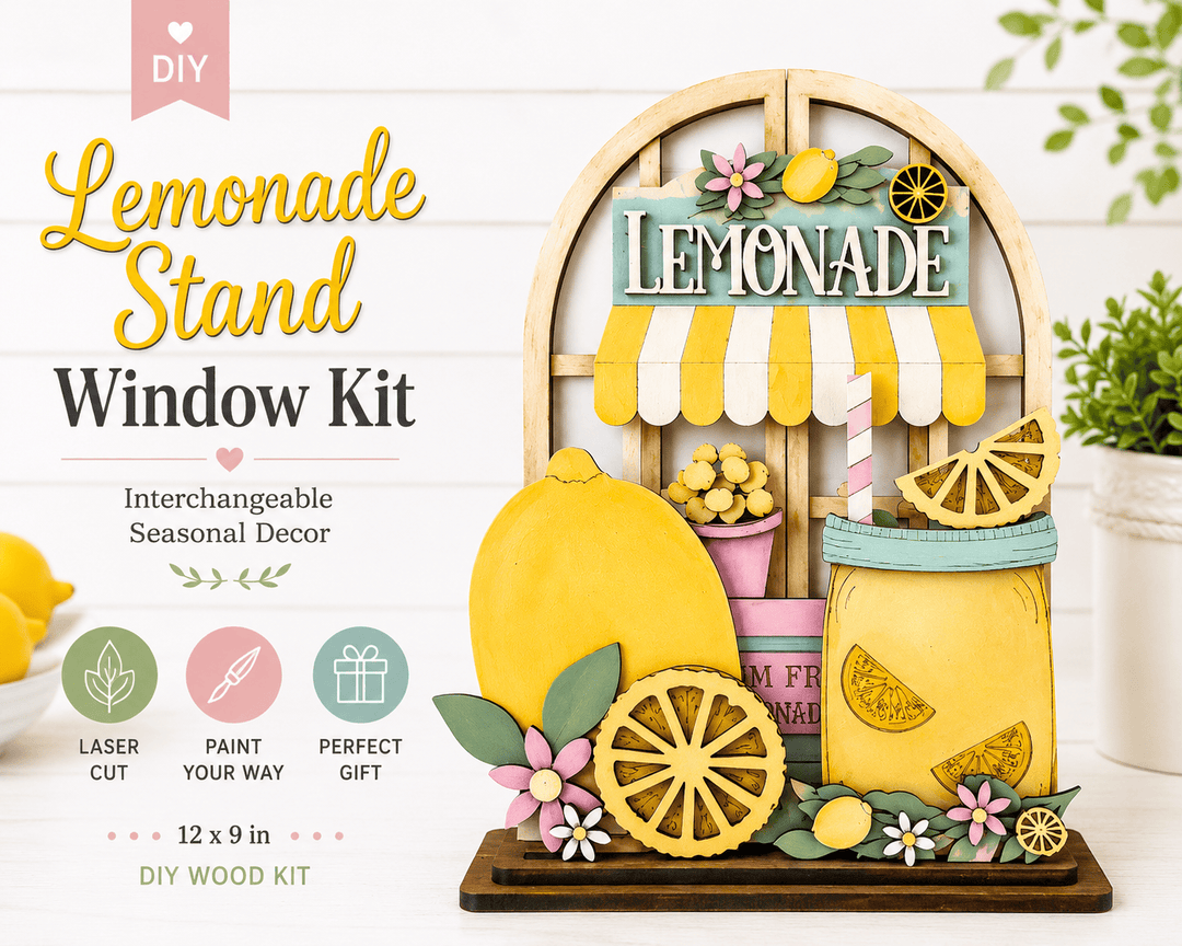 WallCutz  Interchangeable Arched Window / Lemonade Stand Wood Kit