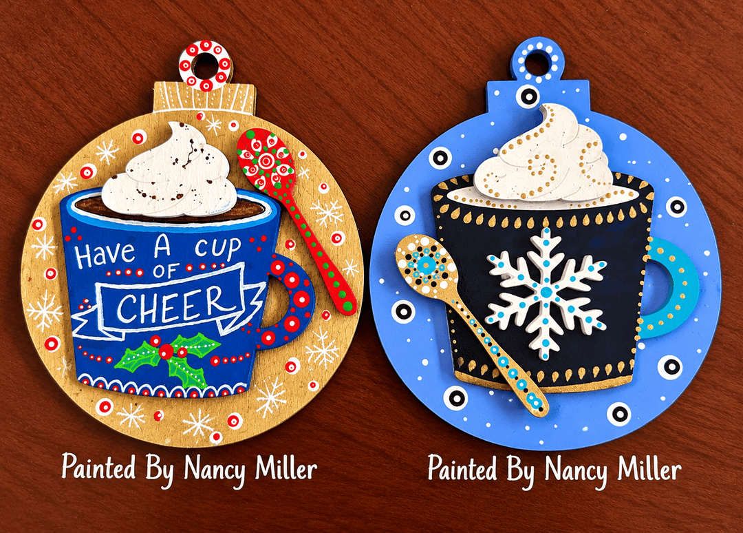 ornaments coffee hot chocolate cup