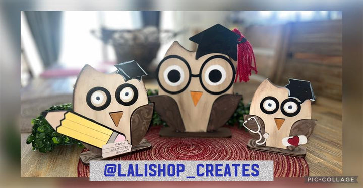 WallCutz  Owl Family / Project of the Month Wood Kit
