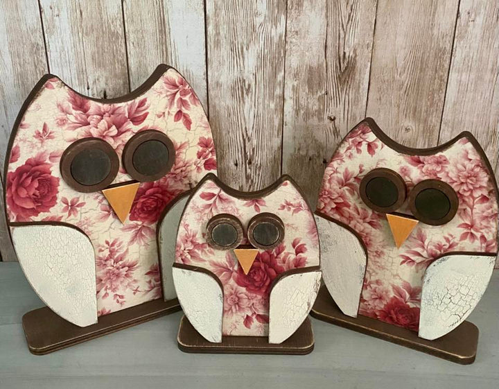 WallCutz  Owl Family / Project of the Month Wood Kit