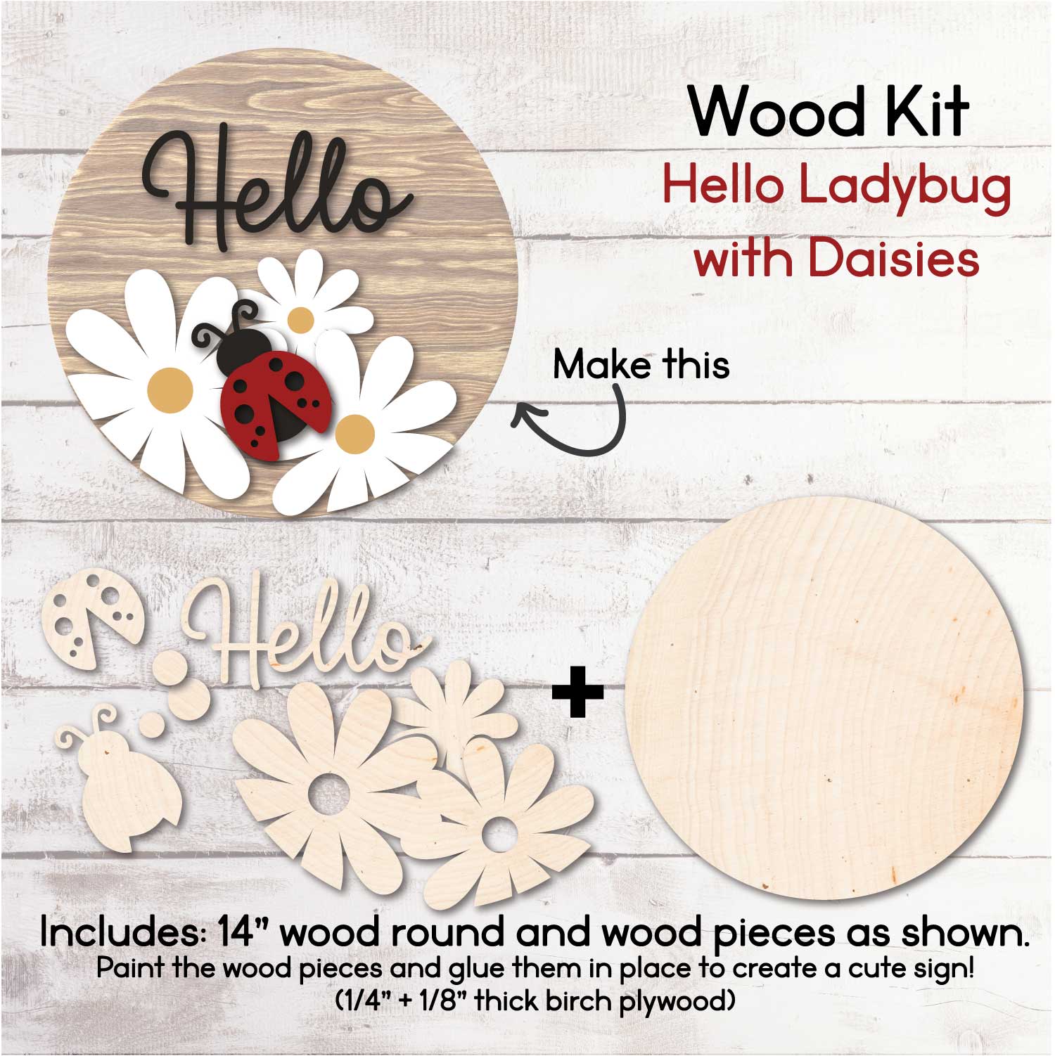 Ladybug Inlay Pattern Ladybug Stencil Pattern
