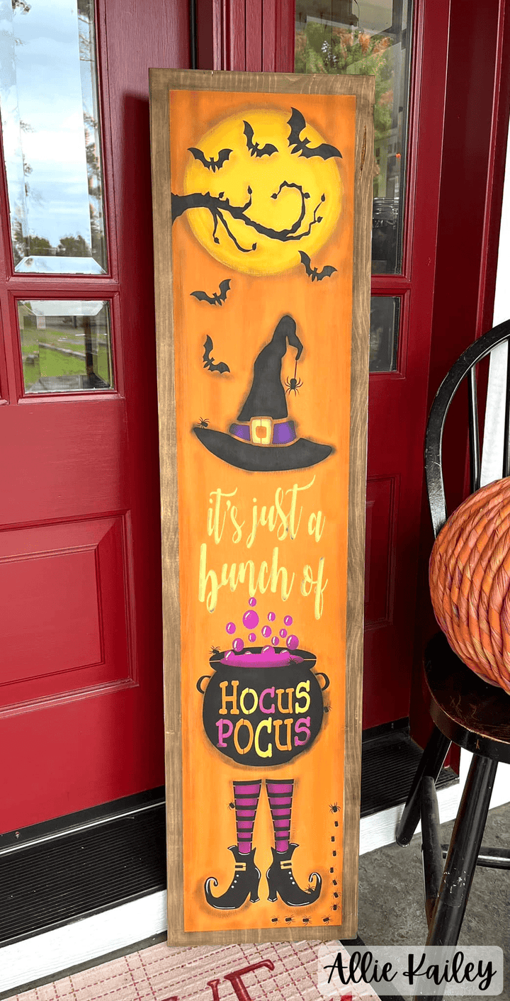 WallCutz  It's Just a Bunch of Hocus Pocus / Reusable Stencil Stencil