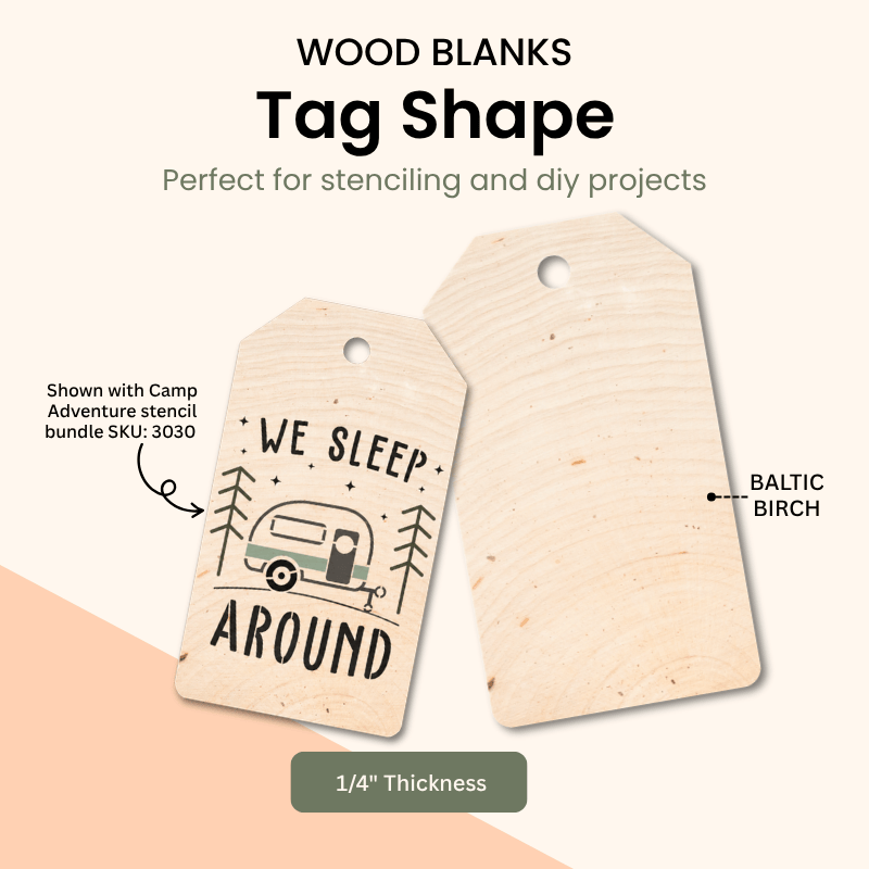 Wooden tags wood shapes – WallCutz