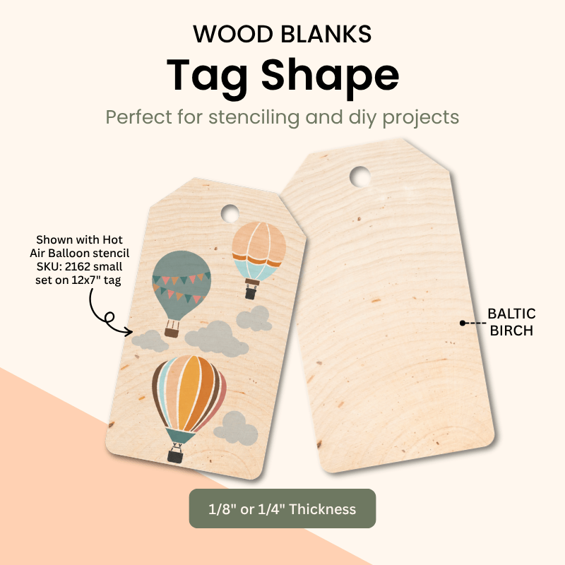 Wooden tags wood shapes – WallCutz