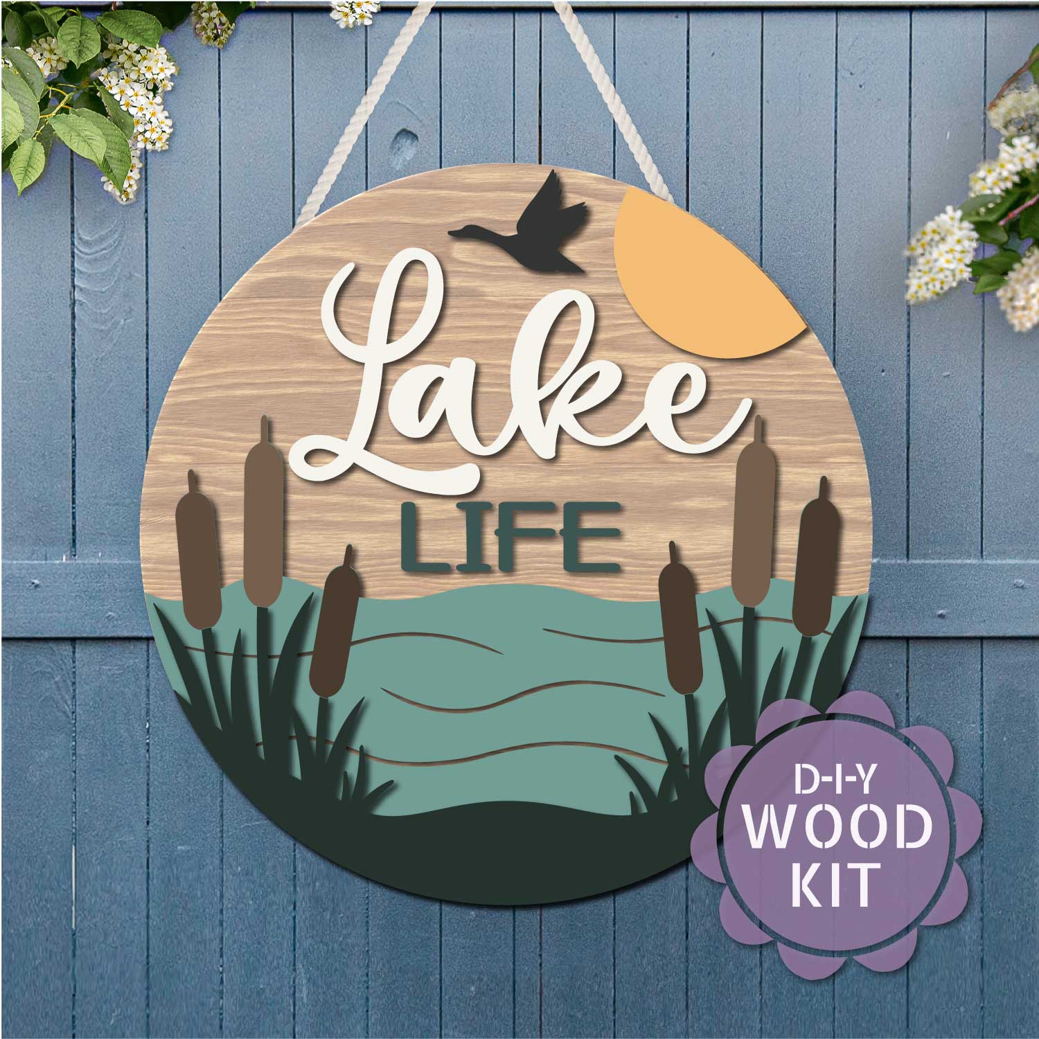 WOOD KIT / Lake Life / Door Hanger Kit – WallCutz Crafts