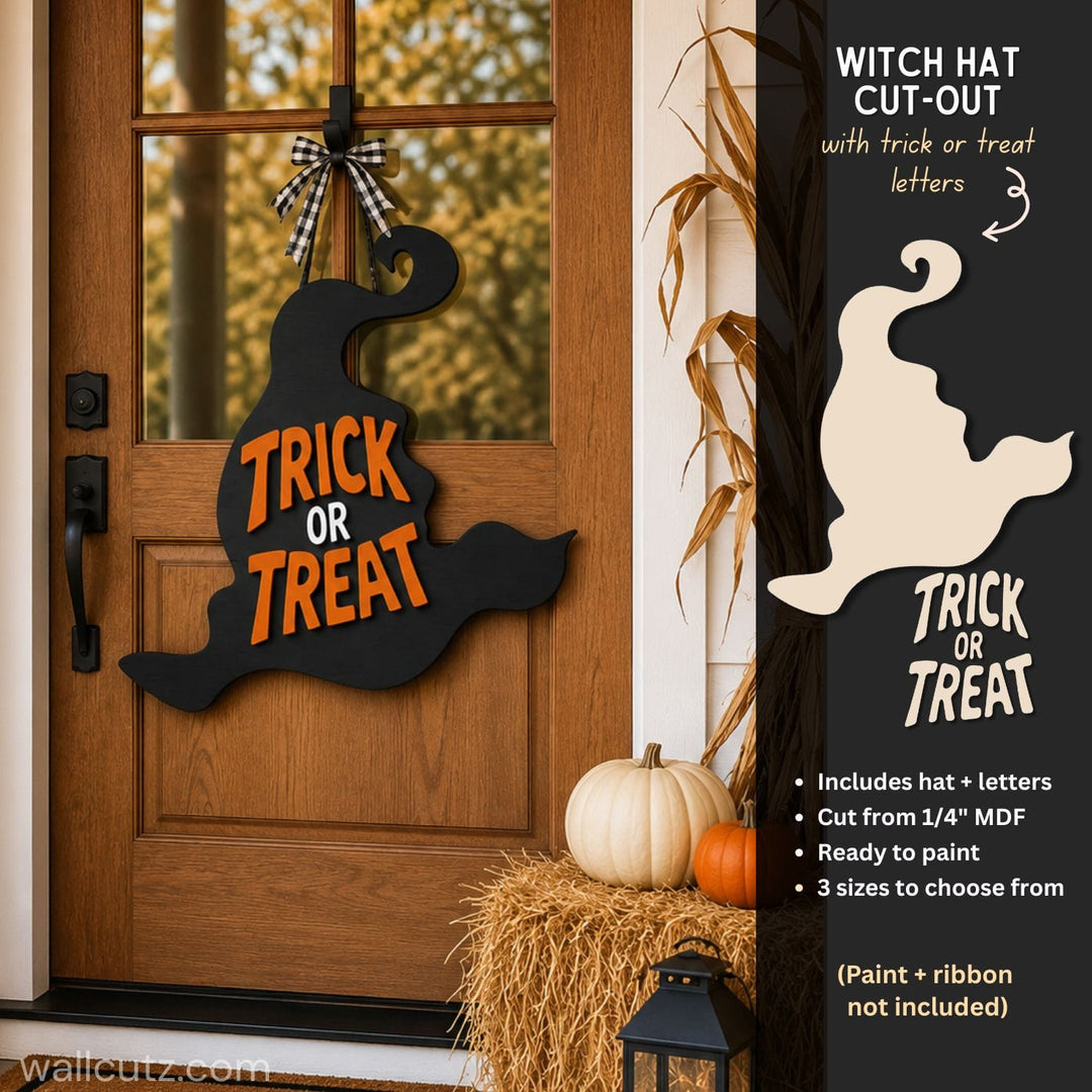 DIY Witch Hat Door Hanger Kit