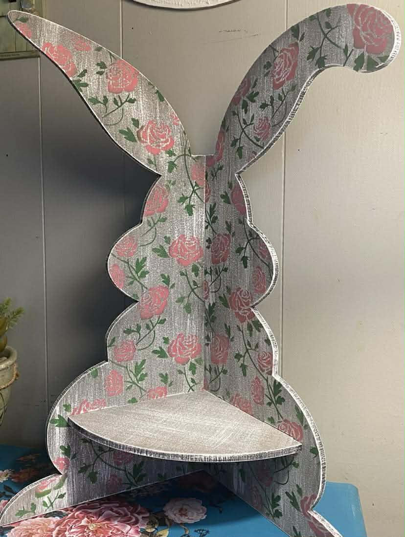 WallCutz  Wood Bunny Shelf / Easter Project Kit Wood Kit