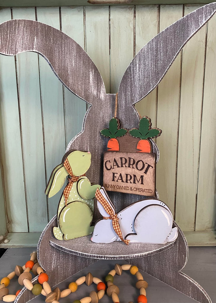 WallCutz  Wood Bunny Shelf / Easter Project Kit Wood Kit