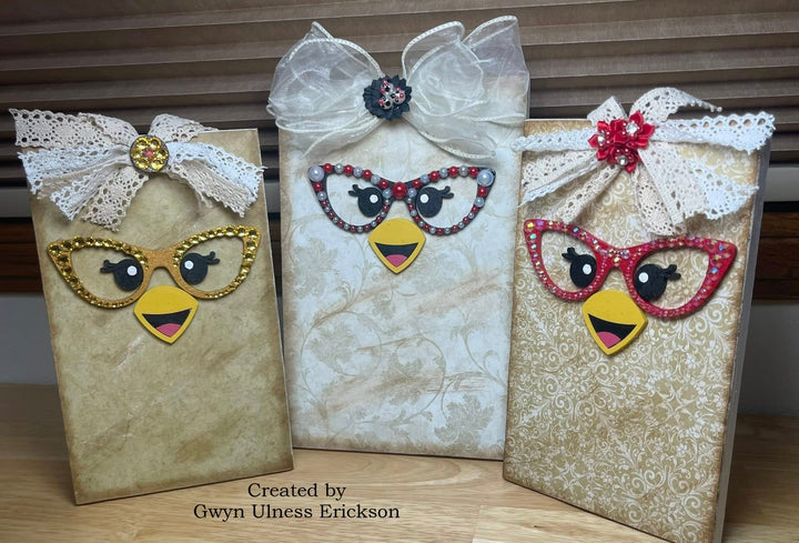 WallCutz  Wood Cut-Outs / Easter Chick Faces Wood Kit