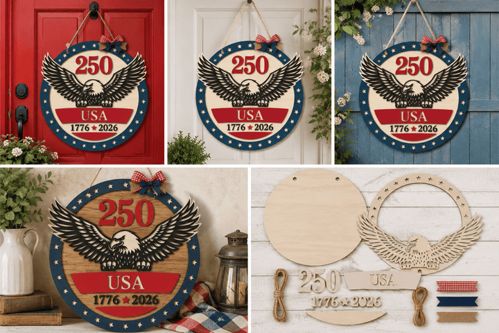 WallCutz  WOOD KIT  / 250 Years of Freedom Wood Kit