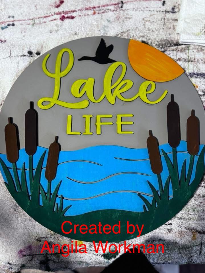 WOOD KIT / Lake Life / Door Hanger Kit – WallCutz Crafts