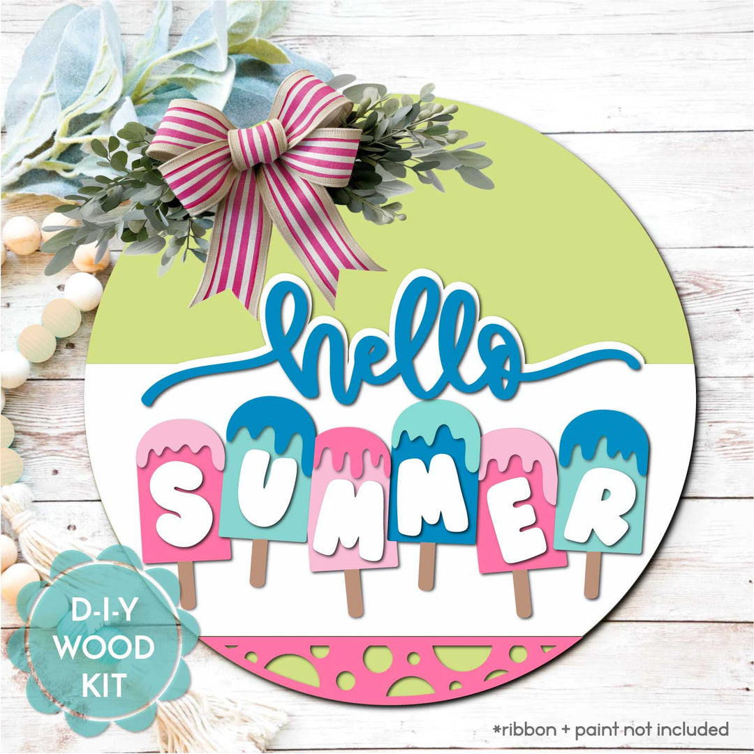 WallCutz  WOOD KIT  / Popsicle Summer Wood Kit