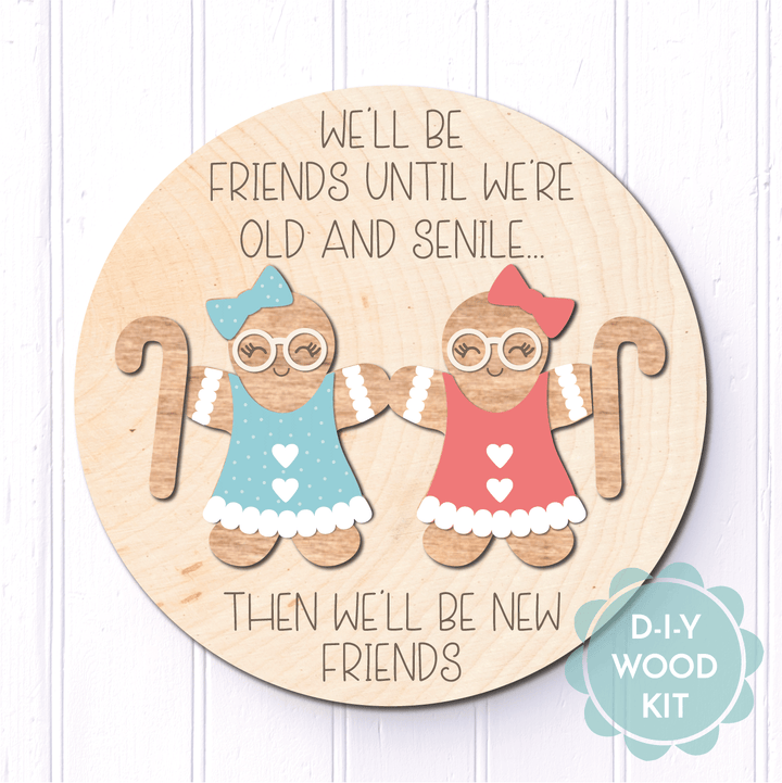 WallCutz  WOOD KIT  / Then We'll Be New Friends Wood Kit