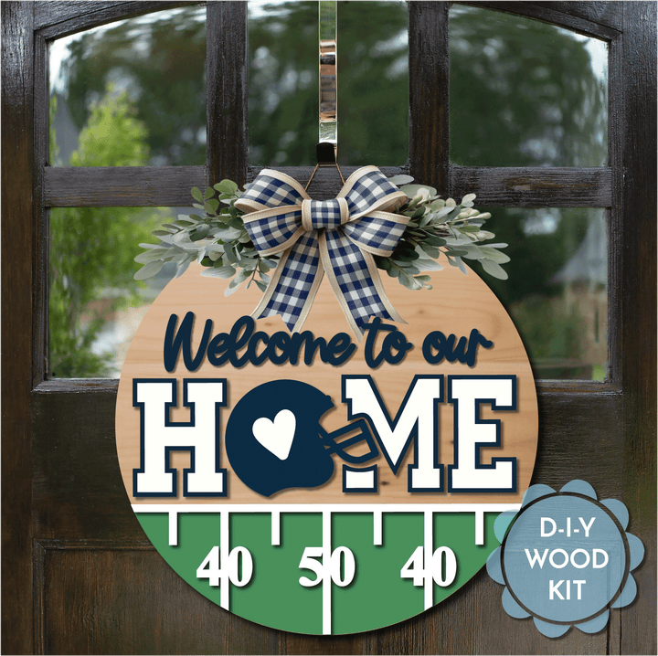 WallCutz  WOOD KIT  / Welcome Home Football Wood Kit
