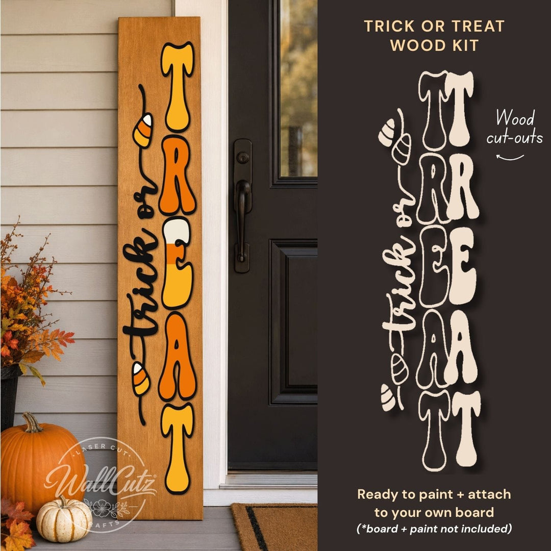 Trick or Treat WOOD KIT for Porch Leaner