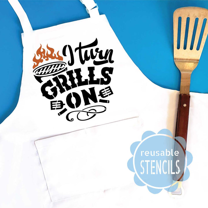 WallCutz  Dad's Grill / Stencil Bundle #1 Stencil