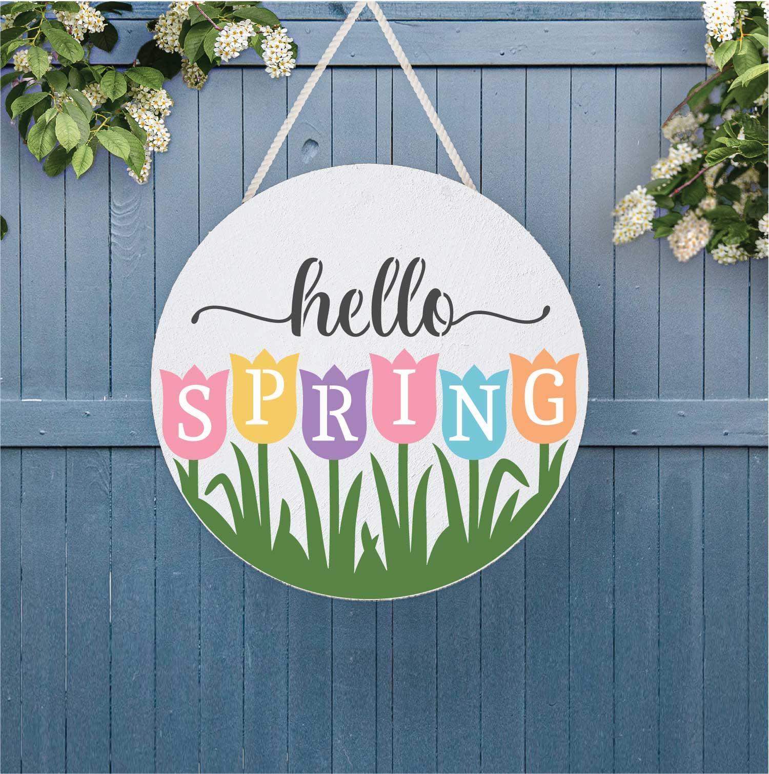 Hello Spring Tulips / Reusable Stencil – WallCutz Crafts