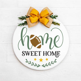 WallCutz reusable stencil Home Sweet Home Football Stencil