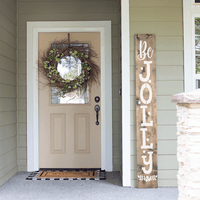 WallCutz Stencil Be Jolly Porch Stencil