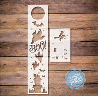 WallCutz Stencil BOO Haunted House Stencil
